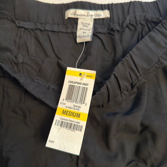 NWT American Rag Size Medium Skirt Low Front Long Back Black Elastic Waist - Picture 3 of 9